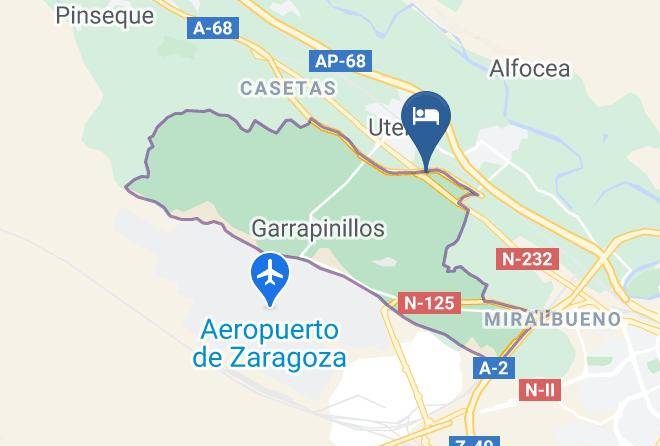 Zaragoza - Hotel Las Ventas Maps