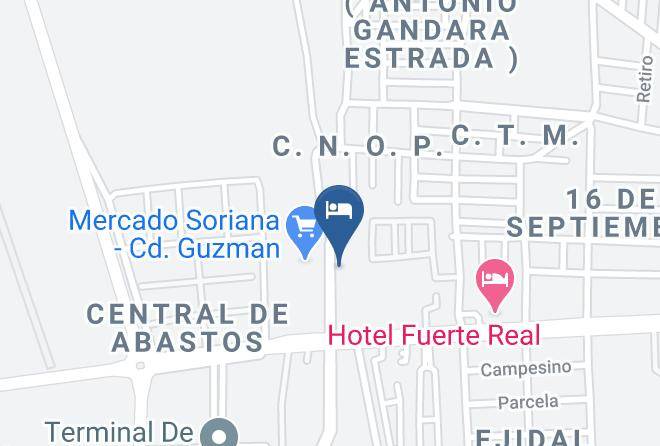 Zapotlan El Grande - Hotel Las Vias Maps