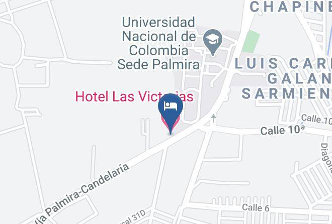 Palmira - Hotel Las Victorias Maps