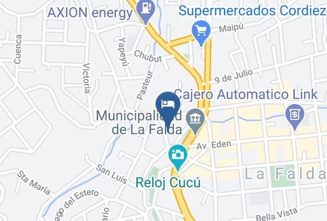 Punilla Department - Hotel Las Violetas Maps