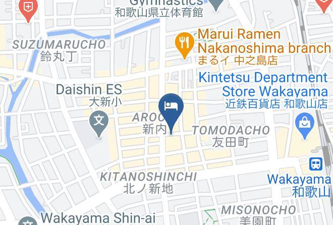 Wakayama City - Hotel Lascala Maps