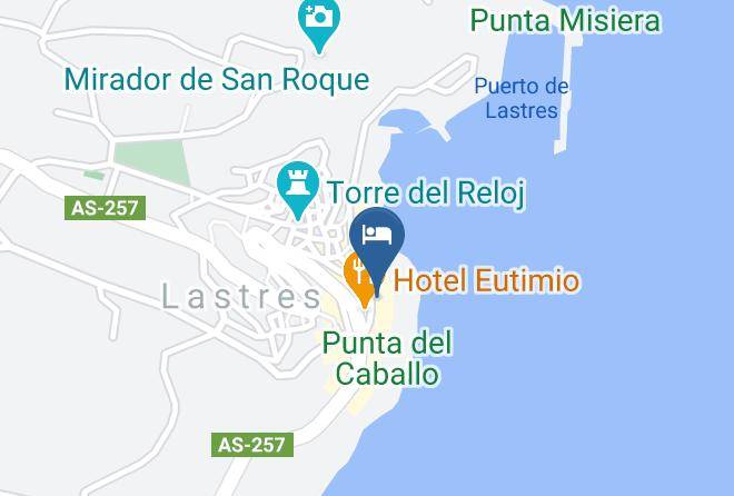Hotel Lastres Miramar Map