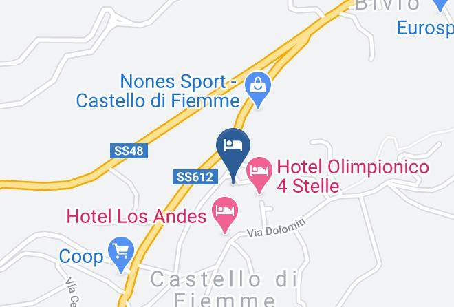 Trento - Hotel Latemar Maps