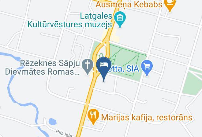 Rezekne - Hotel Latgale Hotel Maps