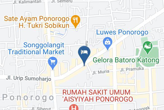 Ponorogo Regency - Hotel La Tiban Maps