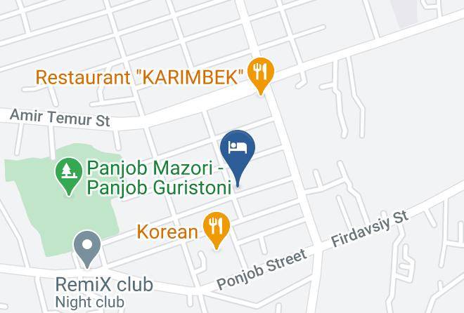 Samarqand - Hotel Latif Maps