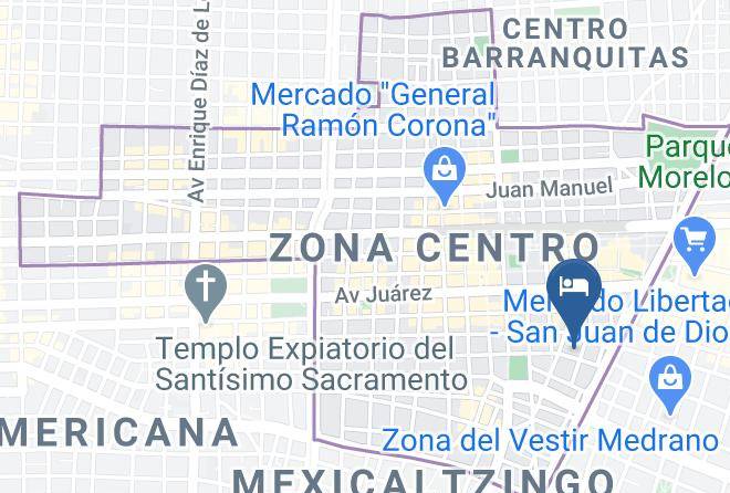 Guadalajara - Hotel Latino Maps