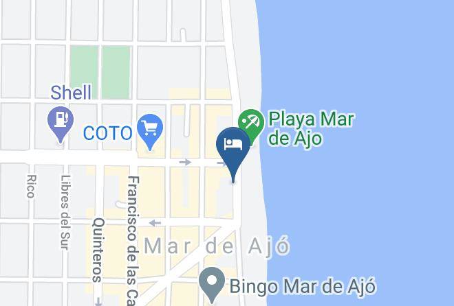 Mar Del Tuyu - Hotel Latinoamericano Maps