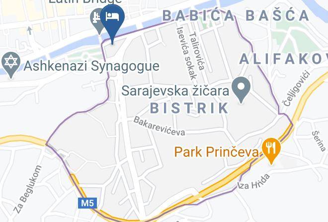 Hotel Latinski Most Map