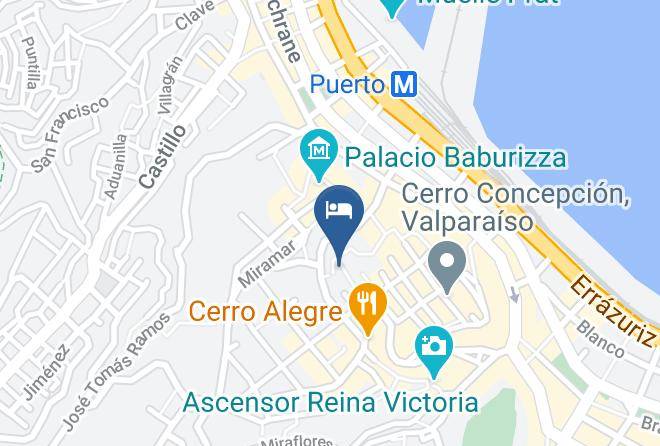 Valparaiso Province - Hotel Latitud 33 Sur Maps