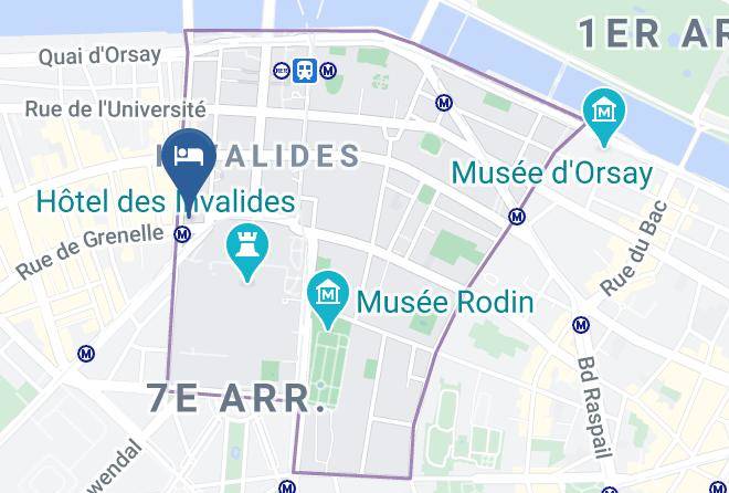 Paris - Hotel & Spa De Latour Maubourg Maps