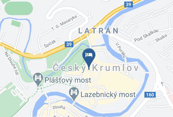 Cesky Krumlov - Hotel Latran Maps
