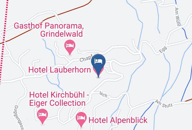 Interlaken Oberhasli - Hotel Lauberhorn Maps