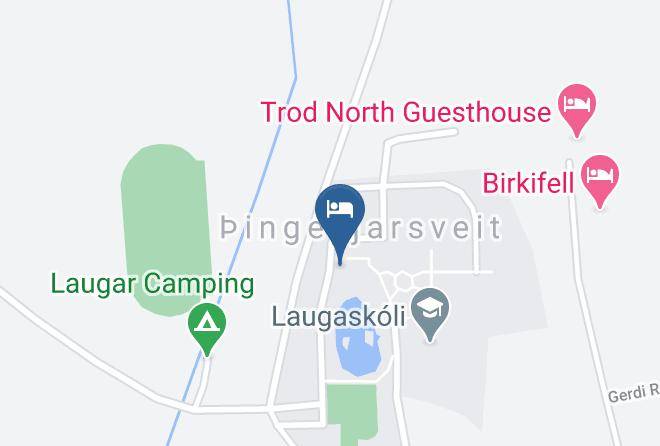 Ingeyjarsveit - Hotel Laugar Restaurant Maps