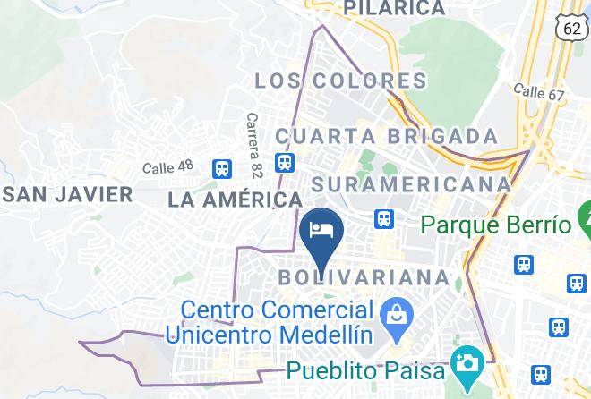 Medellin - Hotel Laureles Plaza Maps