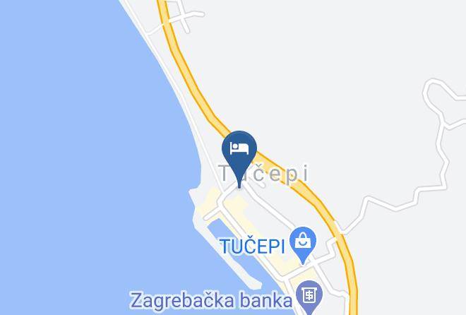 Tucepi - Hotel Laurentum Maps