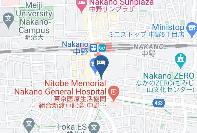 Nakano Ward - Hotel Laurier Maps