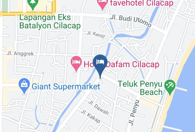 Cilacap Regency - Hotel Lautan Indah Maps