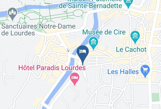 Hautes Pyrenees - Hotel Lavalliere Croix Blanche Maps
