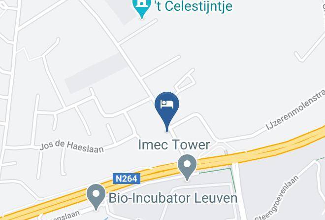 Flemish Brabant - Hotel Lavan B&b Maps