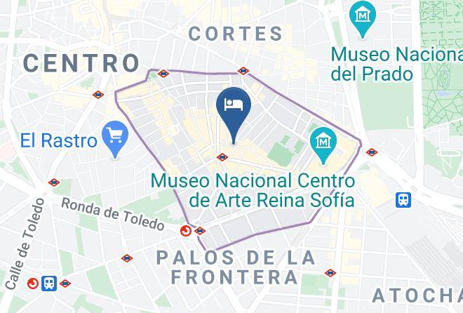 Madrid - Hotel Lavapies Maps