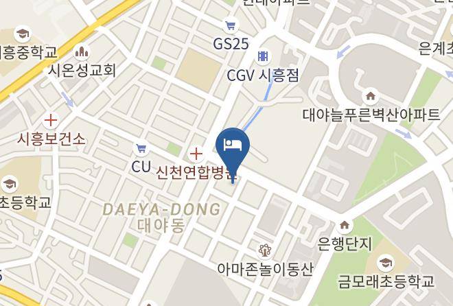 Siheungsi - Hotel Lavender Maps