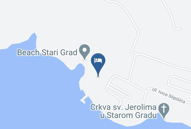 Stari Grad - Hotel Lavender Maps