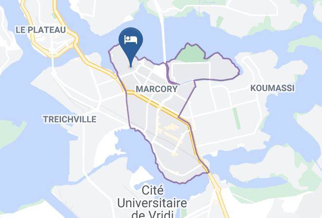 Abidjan - Hotel Lavida Maps