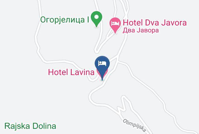 Sarajevo Romanija - Hotel Lavina Maps