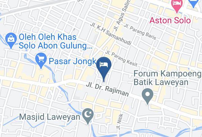 Surakarta - Hotel Laweyan Maps