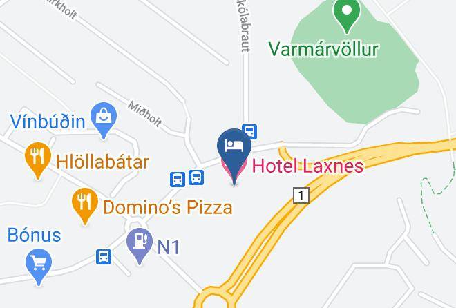 Mosfellsbaer - Hotel Laxnes Maps
