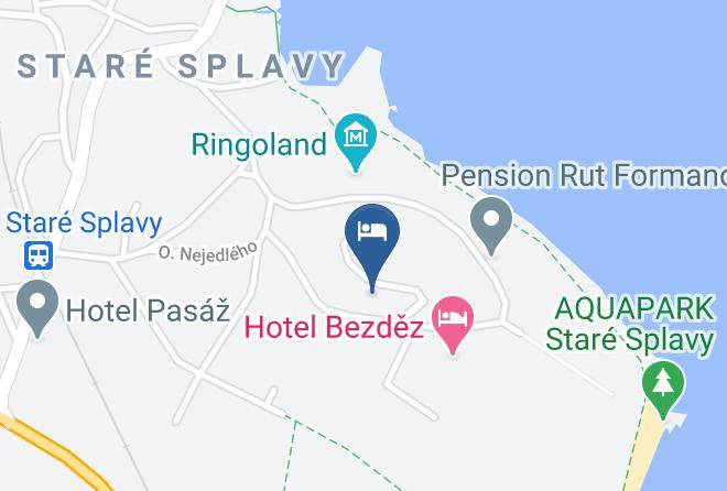 Hotel Lazensky Vrch Map