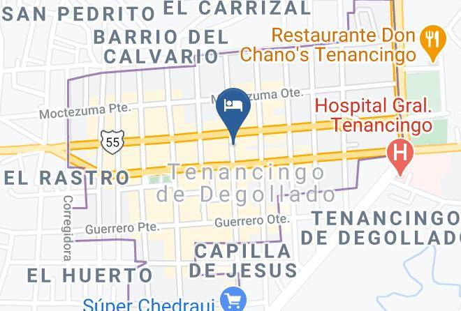 Tenancingo - Hotel Lazo Maps