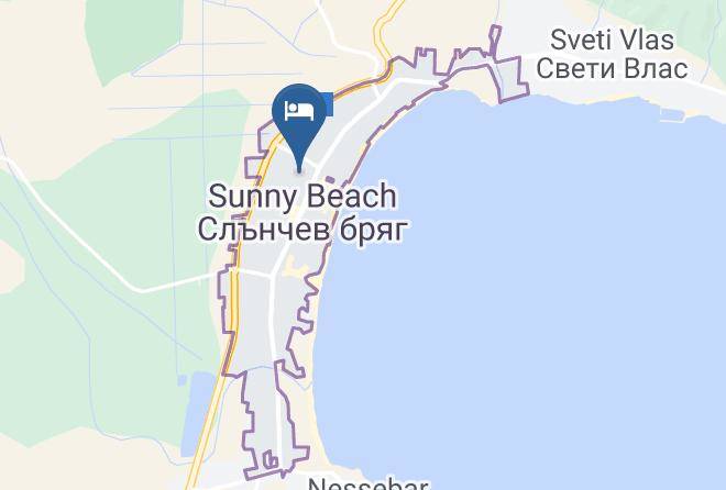 Hotel L&b Sunny Beach Map