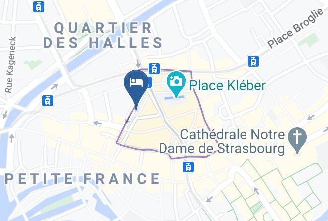 Bas Rhin - Hotel Le 21eme Maps