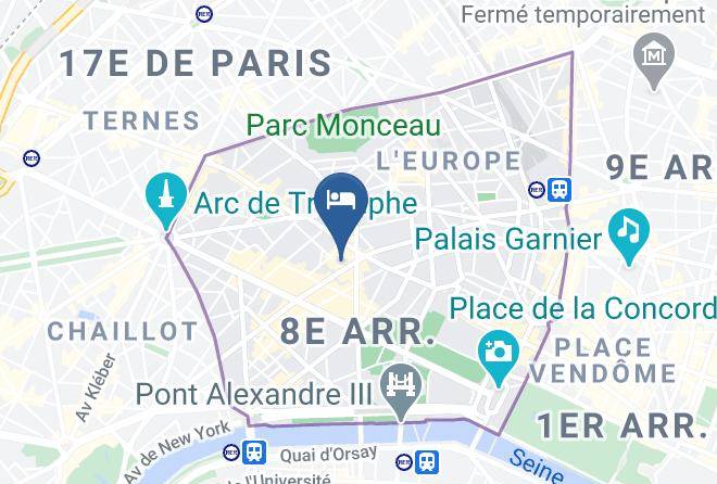Paris - Hotel Le A Maps