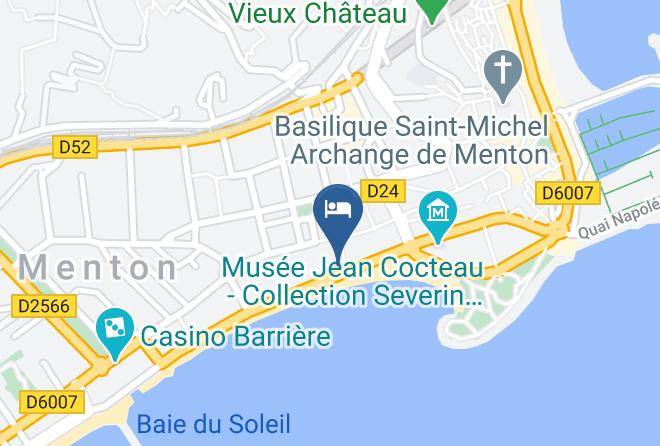 Maritime Alps - Hotel Le Balmoral Maps