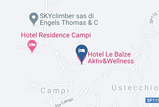 Brescia - Hotel Le Balze Aktiv&wellness Maps