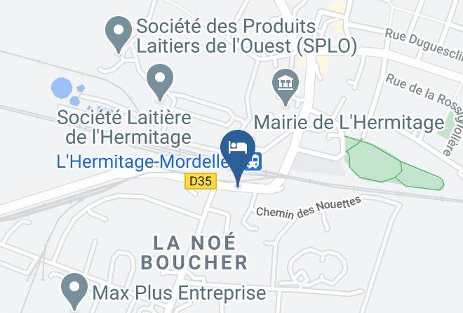 Ille Et Vilaine - Hotel Le Baron Restaurant Le Baron Gourmand Maps