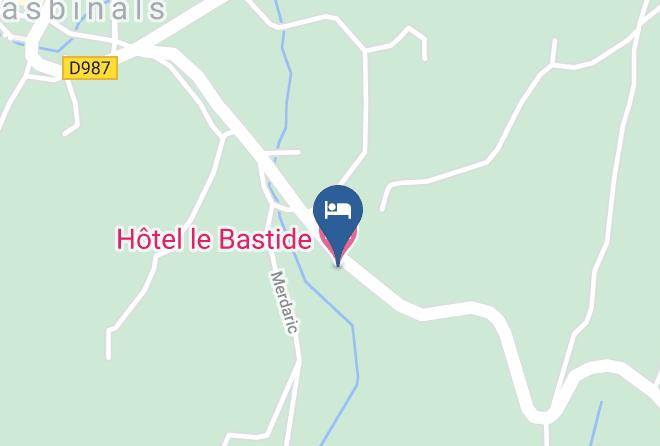 Lozere - Hotel Le Bastide Maps