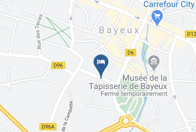 Calvados - Hotel Le Bayeux Maps