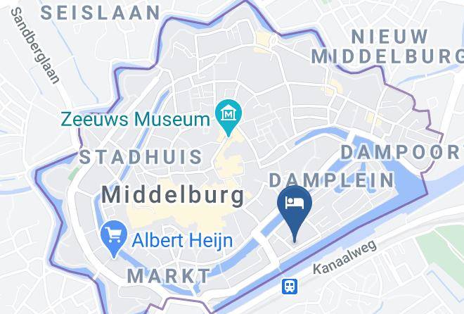 Middelburg - Hotel Le Beau Rivage Maps