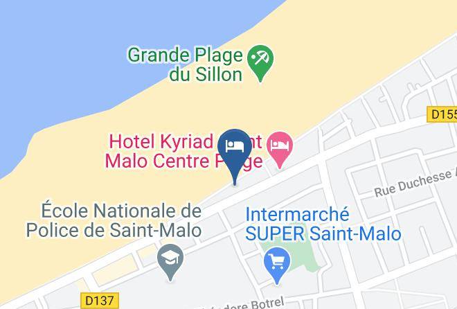 Ille Et Vilaine - Hotel Le Beaufort Saint Malo Maps