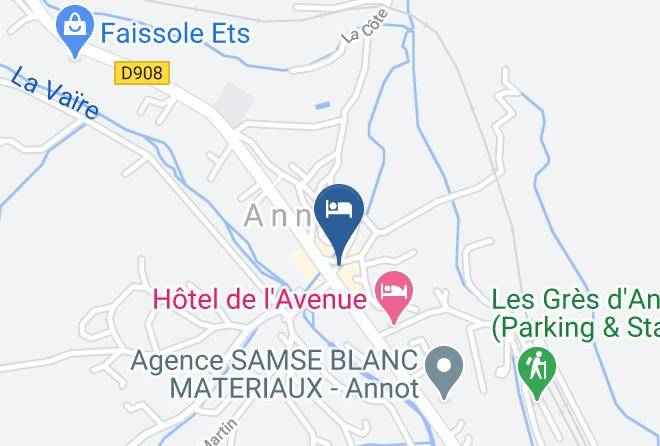 Hotel Le Beausejour Map