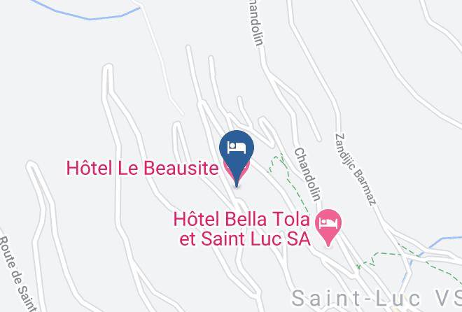 Sierre - Hotel Le Beausite Maps