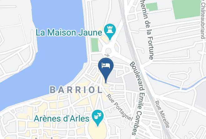 Bouches Du Rhone - Hotel Le Belvedere Arles Maps