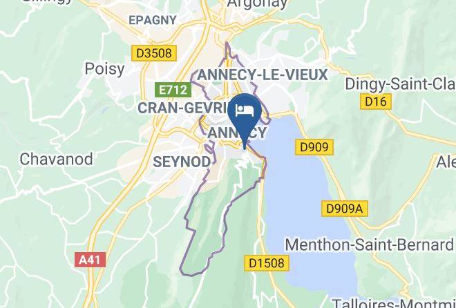 Haute Savoie - Hotel Le Belvedere Maps