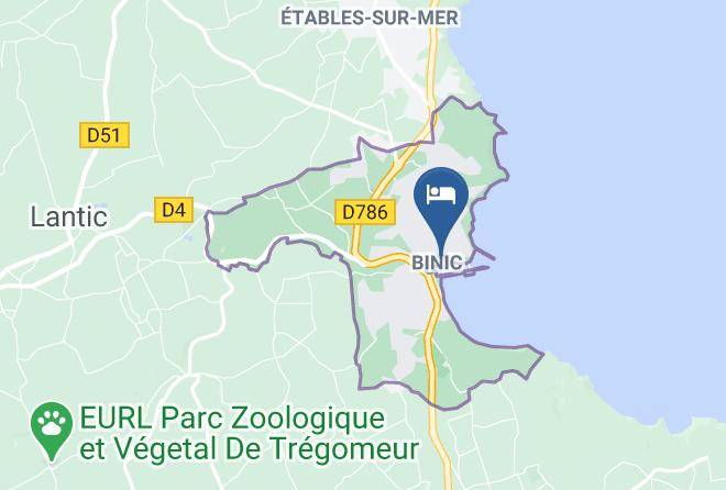 Cotes D Armor - Hotel Le Benhuyc Maps