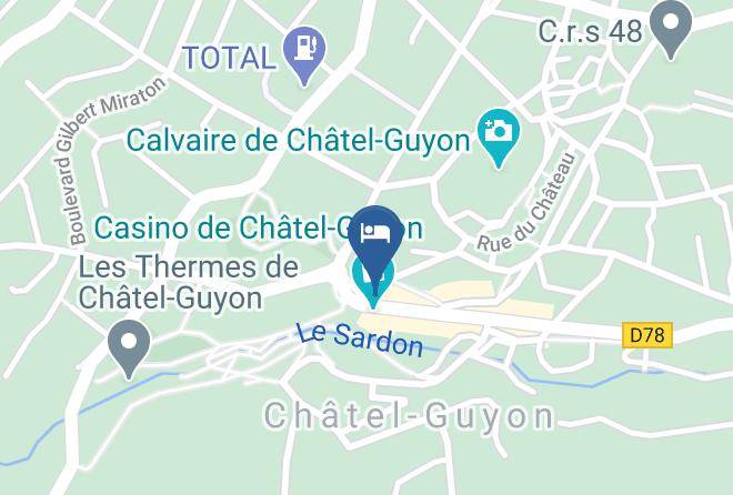 Puy De Dome - Hotel Le Berenice Maps