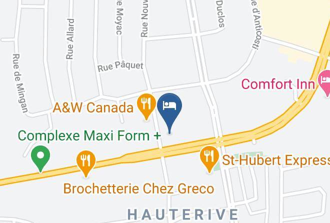 Manicouagan Regional County Municipality - Motel Le Boreal Maps